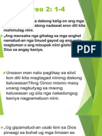 Hebreo 2: 1-4: Ang Mensahe Nga Gihatag Sa Mga Anghel