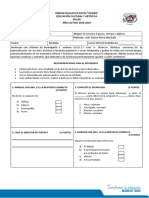 Evaluación Sumativa 3 Primer Quimestre 2bgu