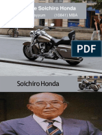 Japanese Soichiro Honda: By: Asif Qayyum (10841) MBA