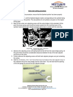 2017-06-EMD-Valve Lash Setting - Procedure Checklist