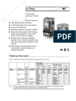 General Purpose Relay: Ordering Information