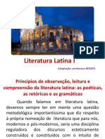 LITERATURA LATINA I - Aula Dia 23 - VALENÇA