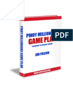 Pinoy Millionaire Game Plan The Blueprint