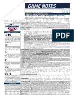 03.28.19 Game Notes