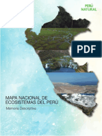 Memoria Descriptiva Mapa Nacional de Ecosistemas - Version Final PDF