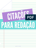 Apostila de Citações para Redação