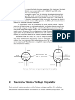 Transistor Series Voltage Regulator