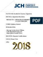 Proyecto Química Electrolisis Final PDF