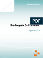 Non-Isogenic Cell Line Bank