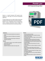 Premier 300: CT/VT-Operated Energy Meter