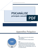 Psicanálise Principais Conceitos - Psico I