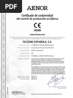 TZ Certificado Control Calidad en Fabrica EN1090