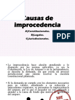 Causas de Improcedencia