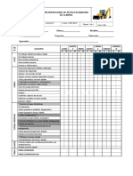 Preoperacional de Retroexcavadora Llantas