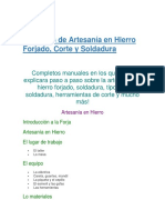 Manuales de Artesanía en Hierro Forjado