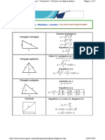 Geometria Plana Formulas PDF