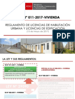 Reglamento - D S N°011-2017-Vivienda