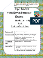 Vocabulary and Grammar Handout, M