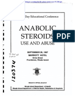 Anabolic Steroids: Use and Abuse