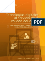 Unesco Tecnologias Digitales Al Servicio de La Calidad Educativa