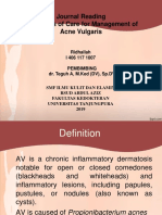 Journal Reading Guidelines of Care For Management of Acne Vulgaris