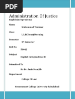 Administration of Justice