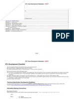 ETL Development Standards