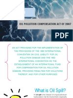 Oil Pollution Compensation Act of 2007