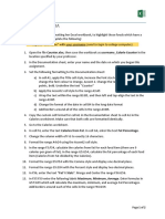 Excel Assignment #A: Software Integration