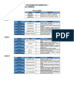 Programación Semestral I Profesor: Carlos Barreda Cabrera Curso: Física Ciclo Cero