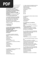 Preguntas Tipo Psu Organelos Celulares - 2019