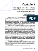 Capítulo 4: Regras e Auto-Regras: Um Estudo Sobre o Comportamento de Mulheres No Relacionamento Amoroso1