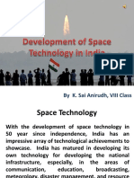 Development of Space Technology in India