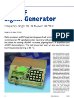 Dds RF Signal Generator: Frequency Range: 50 HZ To Over 70 MHZ