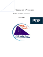 Iran's Geometry Problems: Problems and Solutions From Contests