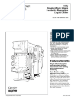 Product Data: 16TJ Single-Effect, Steam Hermetic Absorption Liquid Chiller