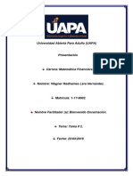 Tarea #2 Matematica Financiera 1