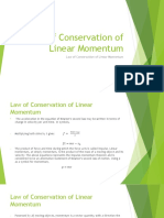 (LLOYD) Law of Conservation of Linear Momentum