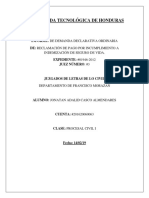 Demanda Ordinaria PROCESAL CIVIL Honduras