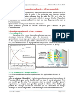 Unité 3 Chapitre 3 Les Matières Radioactives EL BOUKHARI PDF