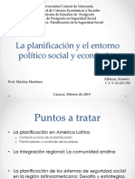 La Planificación y El Entorno Político Social