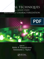 Optical Techniques For Solid-State Materials Characterization (2011) PDF