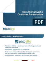 Palo Alto Networks Customer Presentation: November 2009 Ozan Ozkara