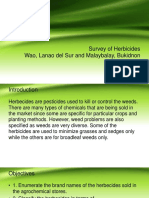 Survey of Herbicides