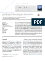 Carbon Footprint of Calcium Sulfoaluminate Clinker Production PDF