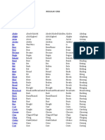 Irregular Verbs