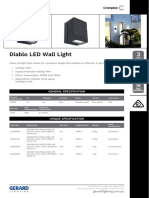 Diablo LED Wall Light