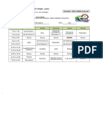 Horario 5to Año-3er Lapso