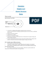 Chemistry Chapter No.4 Atomic Structure Notes: What Is An Atom?