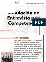 Taller de Simulación de Entrevista Por Competencias